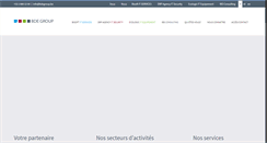 Desktop Screenshot of bde-group.be